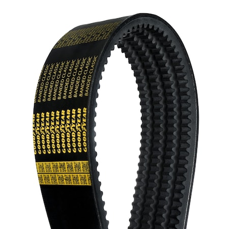 Classic Cogged Banded V-Belt, CX Profile, 8 Ribs,139.45 Effective Length